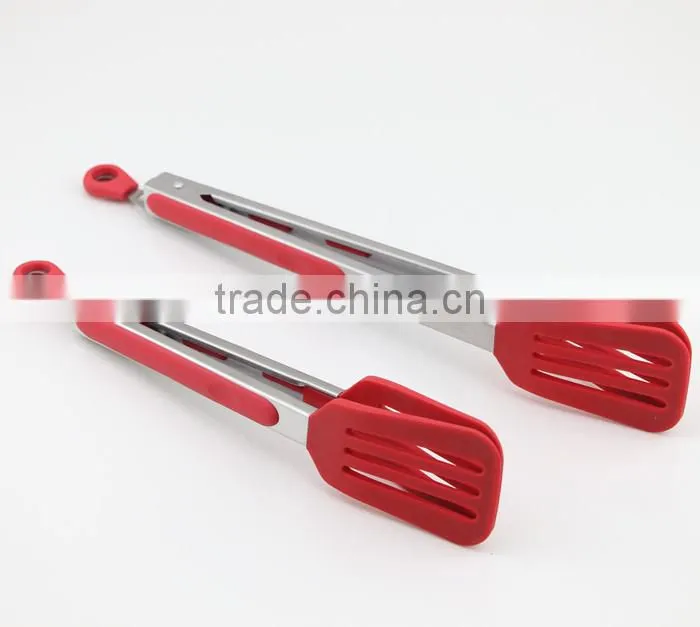 Heat Resistant Kitchen Food Cooking Spatula Tongs