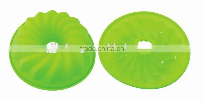 New design flower shape Silicone cake basin / Silicone bakeware Cake moulds