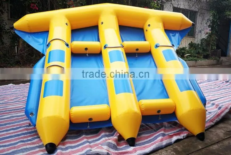 Inflatable flying fish water towable tubes banana boat water sport game