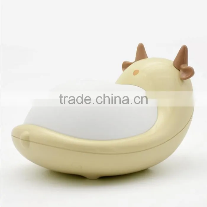 UCHOME Cute Wizard Colorful Led Energy Saving Touch Eye Lamps Feeding Bedding Warm Hearts Night Light
