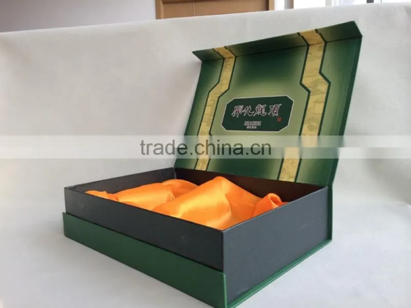 black matte handmade box with magnetic closure