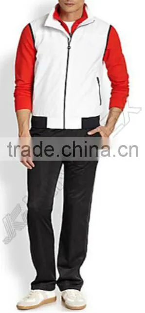 Pop fashion Zip jacket set,double layer collar neck jacket and track pants,high quality jacket from factory cheep price