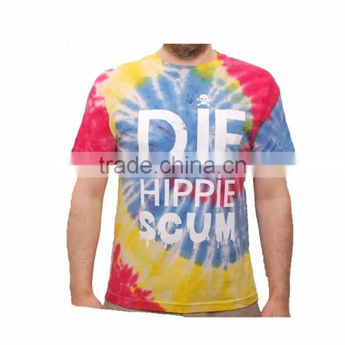 Wholesale Fashion Design Your Own Custom Tie Dye T Shirt Design