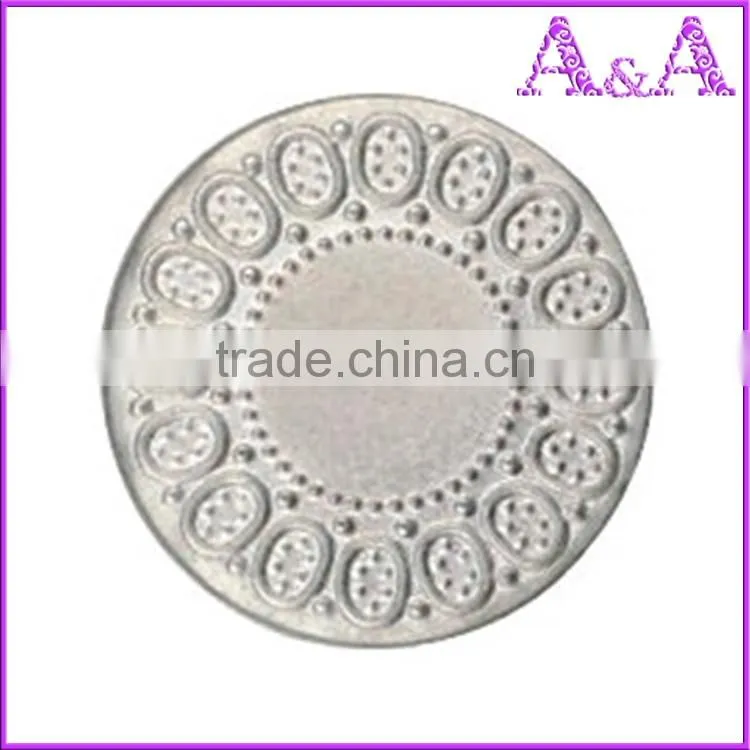 20mm Flat design brass jeans buttons in high quality for Pakistan market