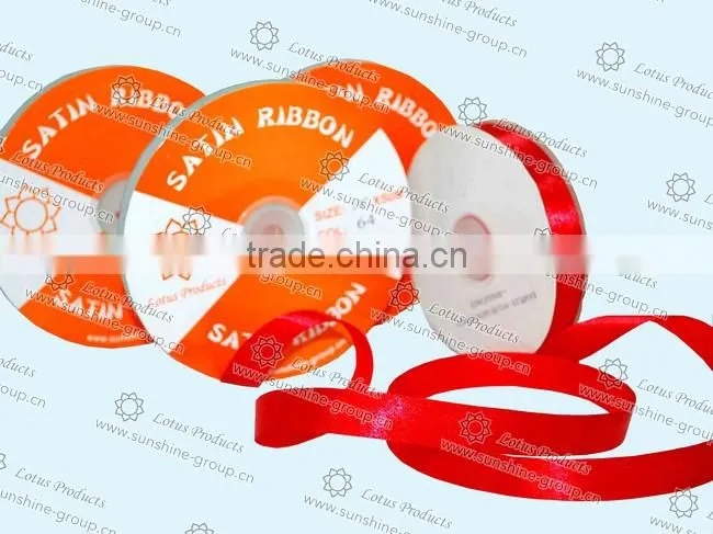 Garment and gift packing fashion design satin ribbon