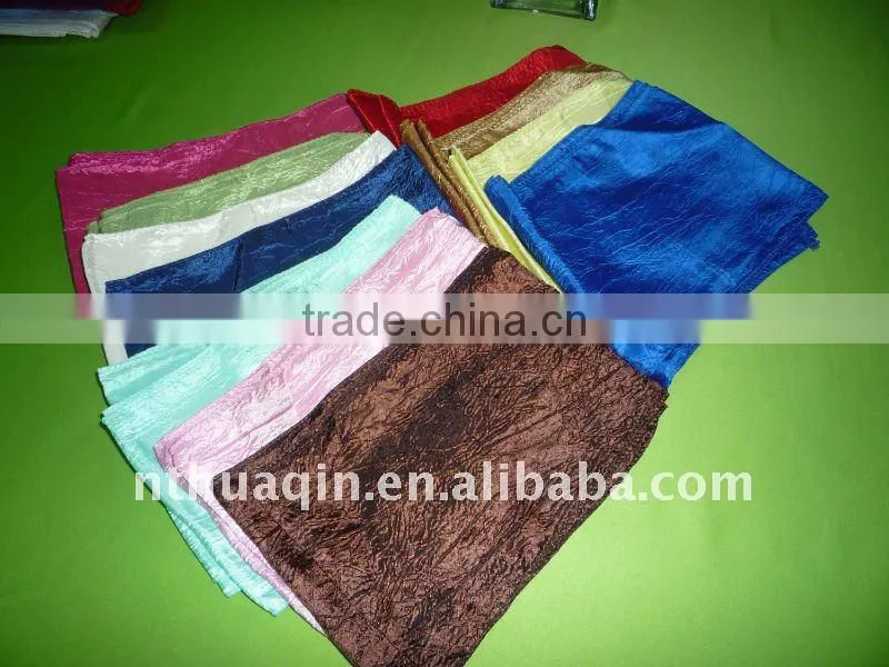 Crinkle taffeta sash and chair sash for wedding chair cover chair sash