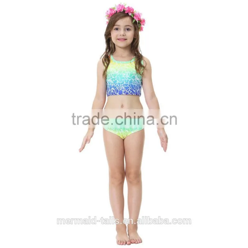 Girls summer surfing beach holiday bathing fashion Mermaid bikini sets