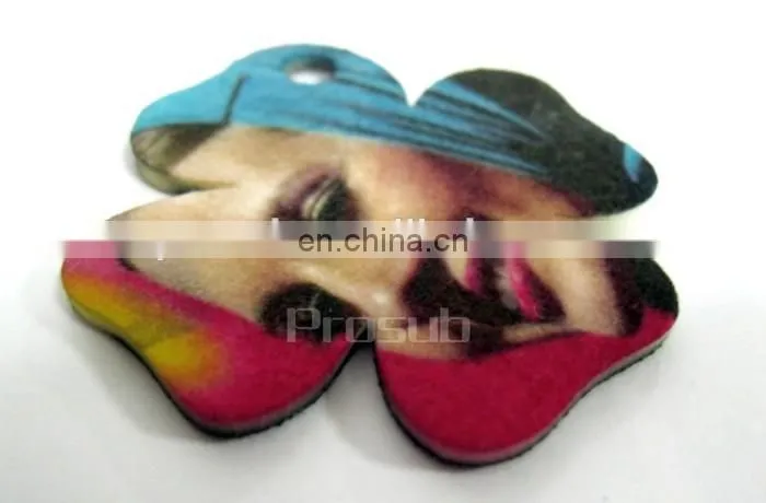 DIY sublimation heat transfer French fiber key ring