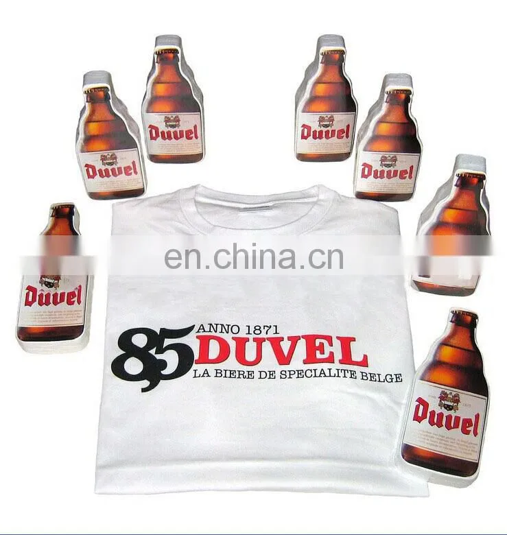 2014 cheap Custom shape Compressed cotton T Shirt