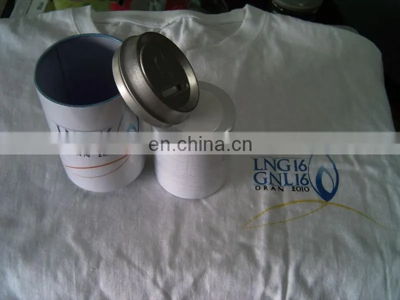 colorful tin can compressed t-shirt