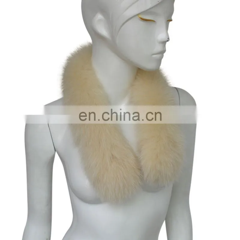 Real Fur Trim Wholesale Detachable Raccoon Fur Collars Coat