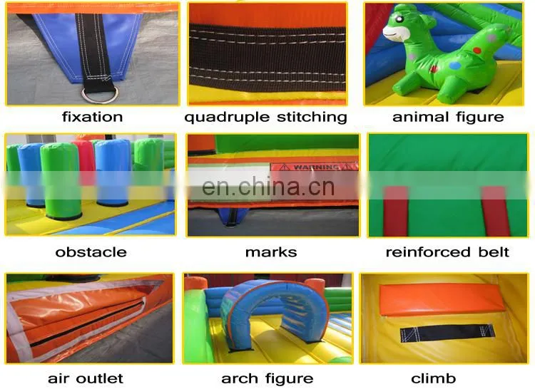 Attractive inflatable obstacle toy, popular inflatable obstacle course