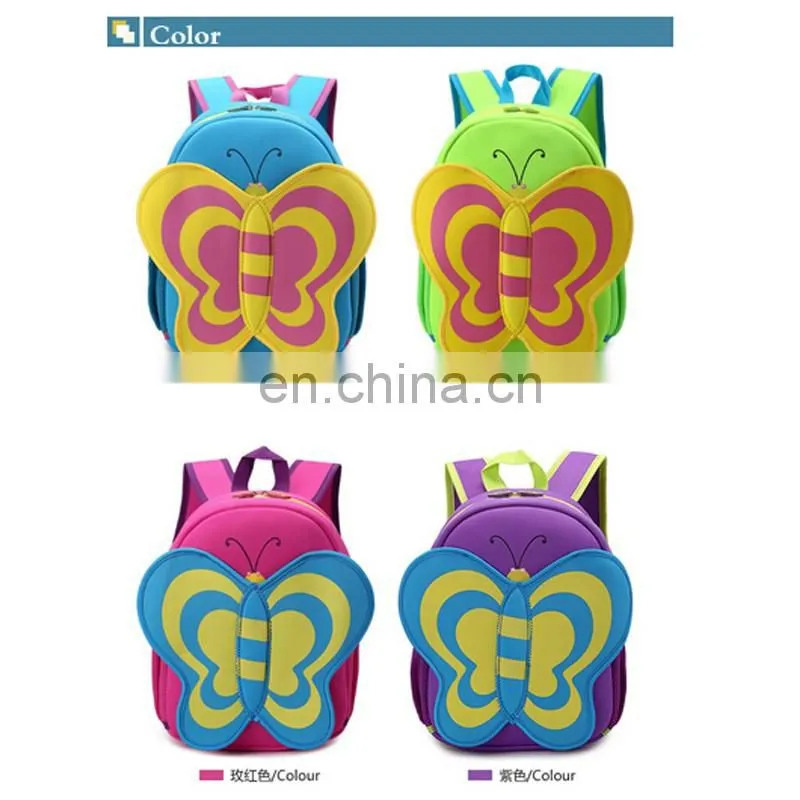 hot sell 3D printing promotional cartoon school bag for chirdren