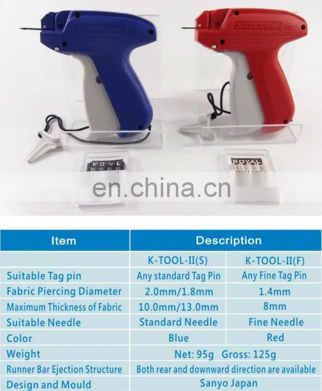 Staple tagging machine needles