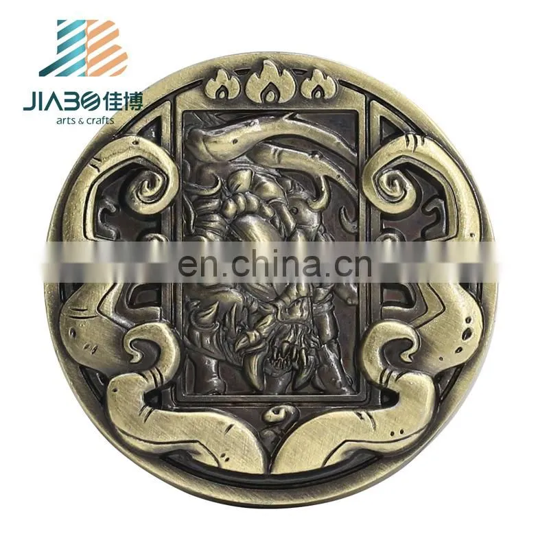 Zinc alloy dia casting american 3d high Relief souvenir metal coin