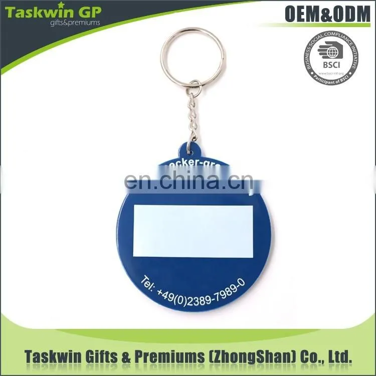 high quality custom shape soft pvc rubber keychain keyring for promotion