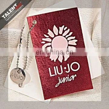 custom paper hang tag for jewelry and accessories