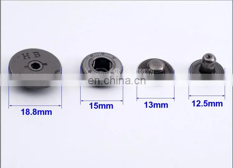 Custom Logo Metal Press Snap Button BM10170