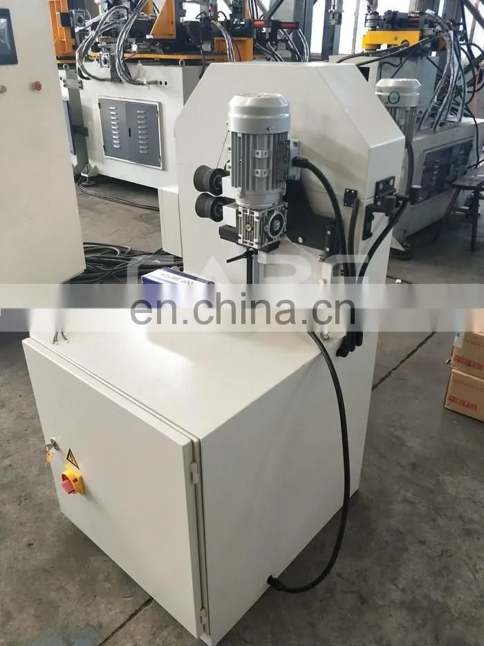 P-100 Automatic grinding belt curved pipe polishing machine for max stainless steel pipe 110mm