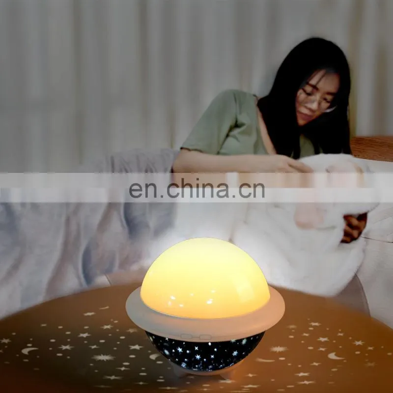 UFO shape star sky night lamp kids led night light projector for gifts