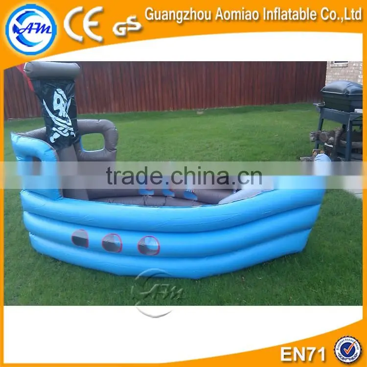 Custom boat shaped pool inflatable deep spa bath pool for kids