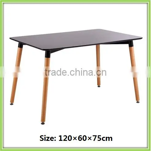 Modern Design Outdoor Garden Black Plastic Dining Table