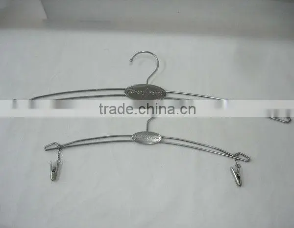 FM-51 cute colored lingerie hangers metal lingerie hangers
