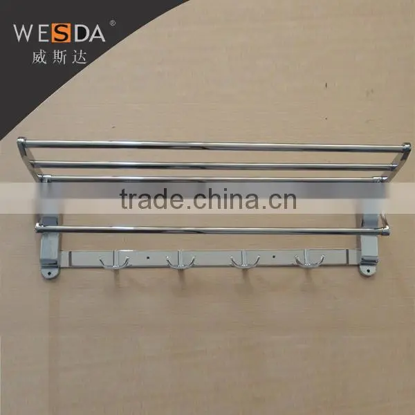 China Wesda Bathroom accessories 2015 sus 201 stainless steel towel rack