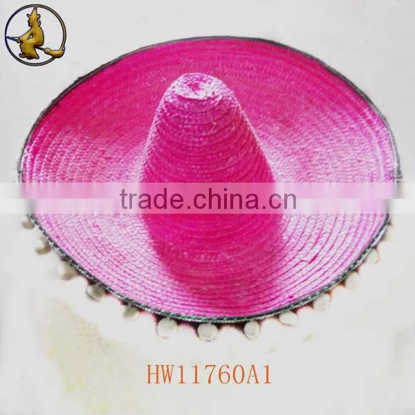 Rainbow Color Sombrero Mexican Straw Hat Party Supply