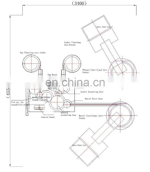 0.5 ml 1ml Insulin Syringe Automatic Assembly Machine