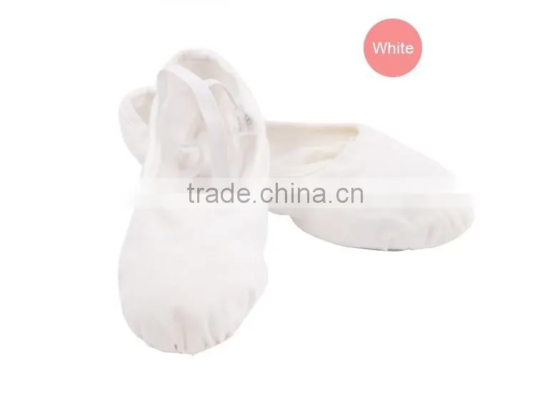 Factory Wholesale Canvas Split Sole Cute Ballet Dance Shoes
