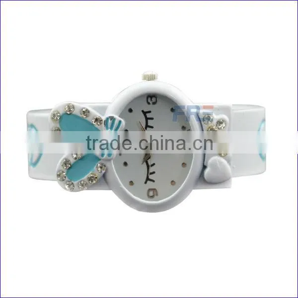 2013 silicone bracelet watch fashion kids bracelet watch