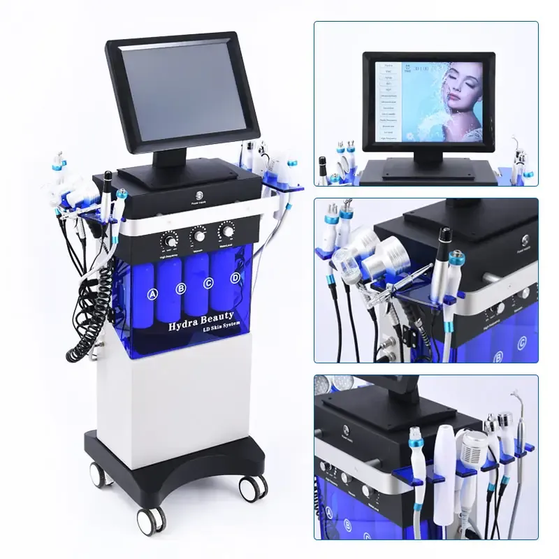Multi-functional Skin Care Hydrogen Beauty Skin Rejuvenation Diamond Peel Microdermabrasion Hydra Oxygen Facial Machine Machine