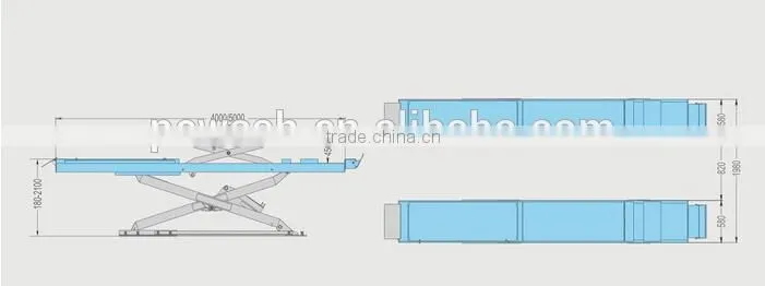 SF-H3500 Two Level Alignment Scissor Lift, Car Lift Equipment, Lift Car