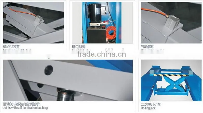 SF-G3500 Long Platform Scissor Lift, Car Scissor Lift, Car Lift