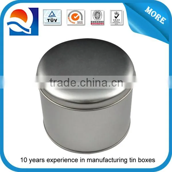 Dongguan different size and design round metal tin box