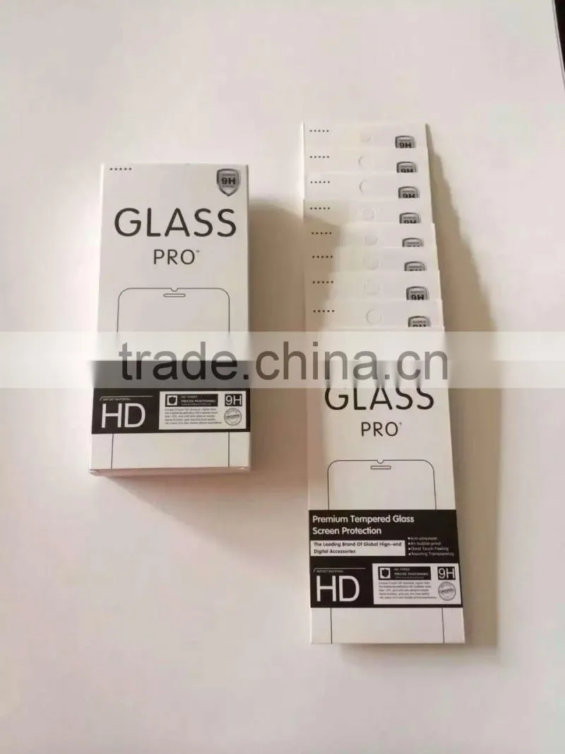 Crystal phone screen protector film packing boxes
