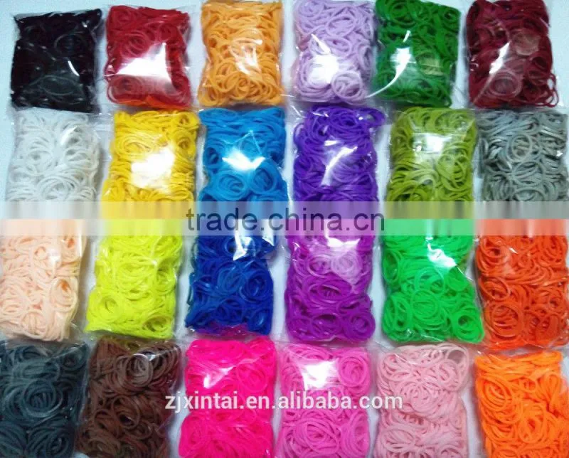 Hot Selling DIY Loom Refill Rubber' Bands For Making Bracelet