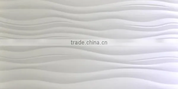 300X600 wavy white wall tile porcelain tile