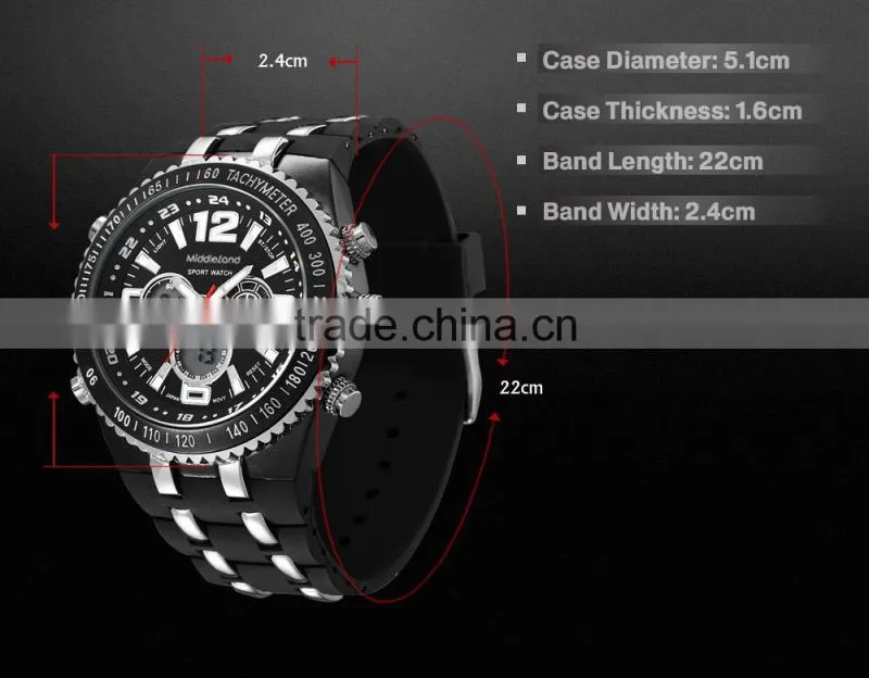 2015 top brand watches men,branded watches for men, middleland 8015