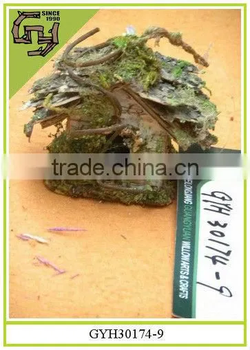2014 handmade small decorative rattan and raw bird nest