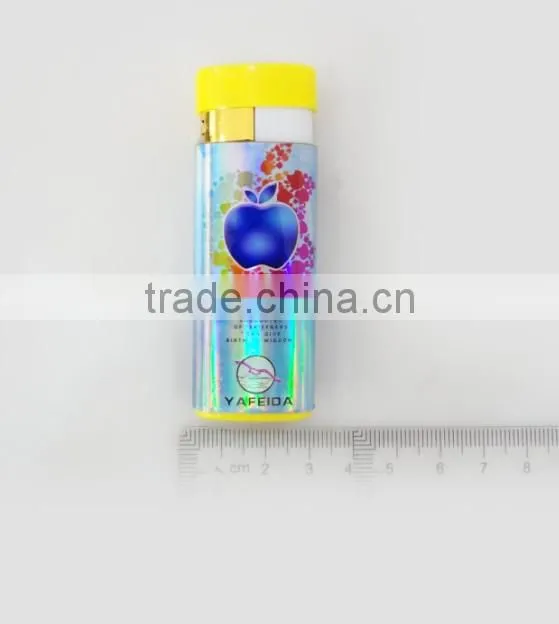 novelty gas refill electronic windproof cigarette lighter with custom picture