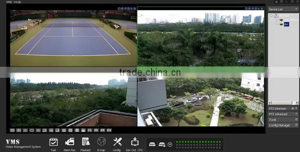 4 Channel Real Time Preview 1080P CVI DVR DMSS VMS H.264 Support Android iPhone IPad USB 2U 1080P 4CH CVR