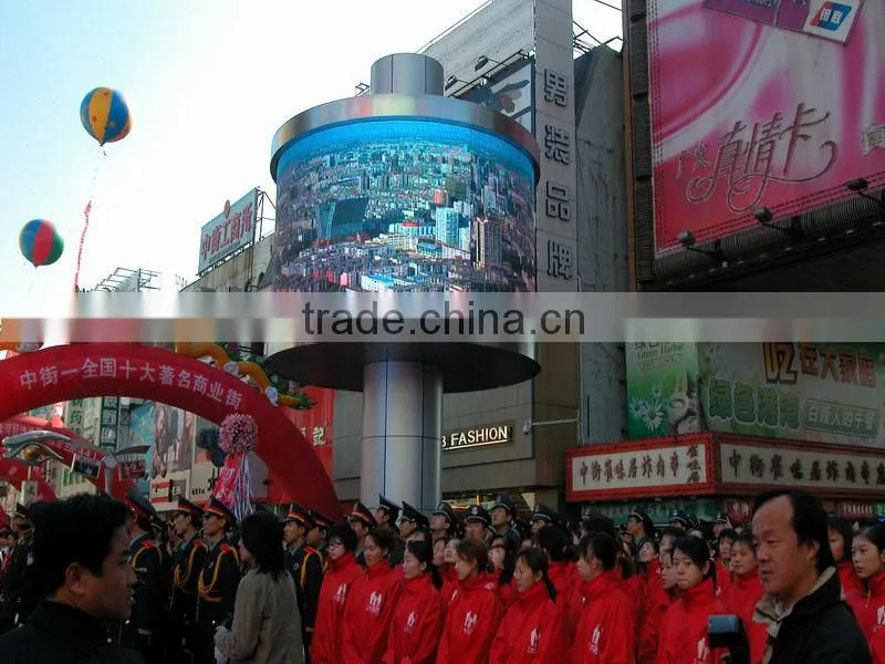 Lintel LED Screen curve column cylinder LED Display SMD P6.25