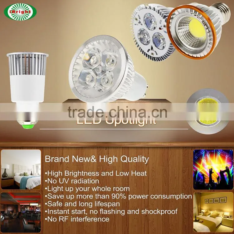 3w RGB LED spotlight color changing led wireless christmas lights