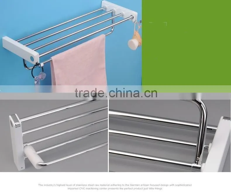 High Quality Wall Mounted Bathroom Shower Holder Towel Shelf