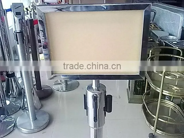 Stainless Steel Frame for Self Retractable Belt Stand