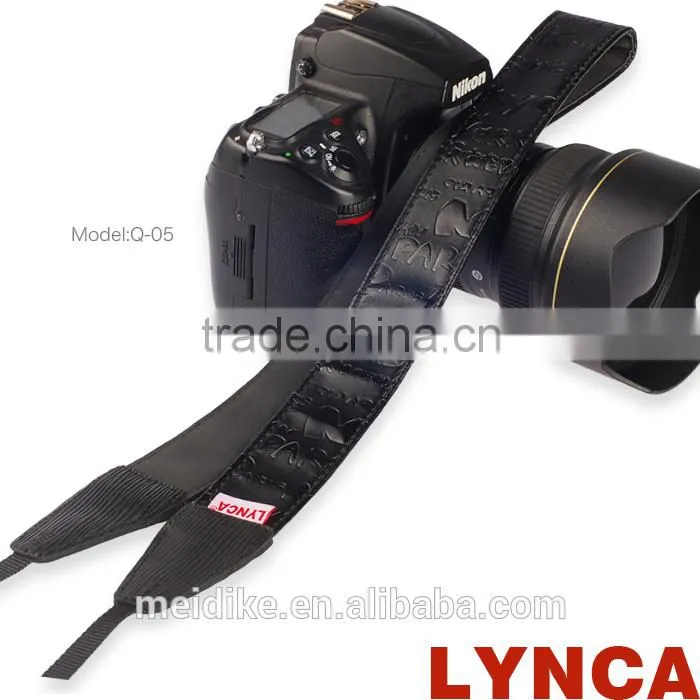 LYNCA Russian series floating leather camera strap for wholesale