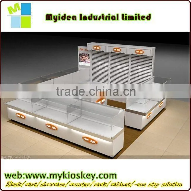 Shopping mall mini jewelry kiosk attractive design mall jewelry shop kiosk