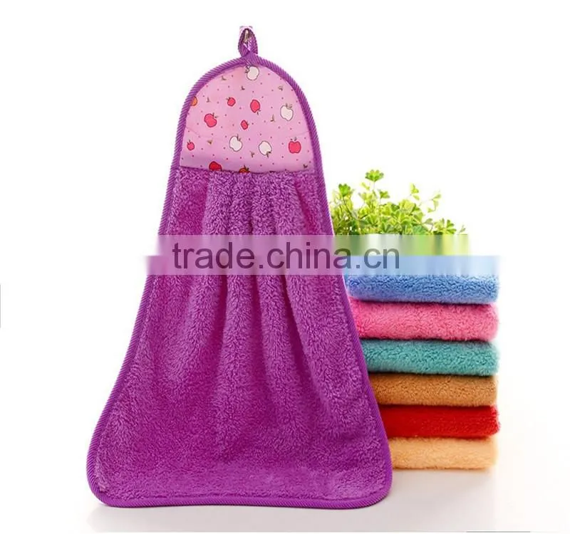 factory sale directly client design coral fleece hand towel stock